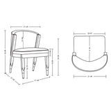 Ola Dining Chair in Stone - Ornate Home