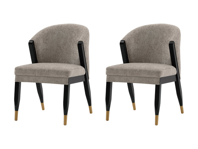 Ola Dining Chair in Stone (set of 2) - Ornate Home