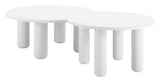 Ola White Coffee Table Set (2-Piece) - Ornate Home
