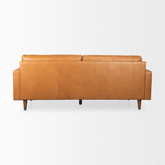 Olaf Tan Leather Sofa - Ornate Home