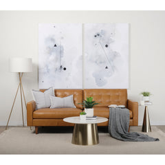Olaf Tan Leather Sofa - Ornate Home