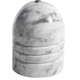 Olan Brushed Stainless Steel/Catia Black Accent Table - Ornate Home