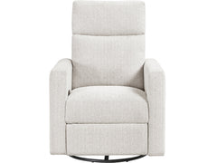 Olathe Newsprint Swivel Glider Reclining Chair - Ornate Home