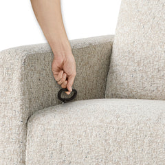 Olathe Quartz Swivel Glider Reclining Chair - Ornate Home