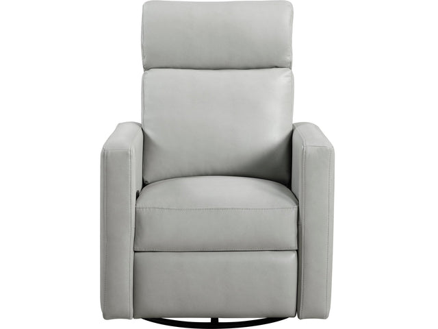 Olathe Smoke Swivel Glider Reclining Chair - Ornate Home