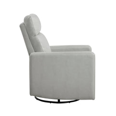 Olathe Smoke Swivel Glider Reclining Chair - Ornate Home