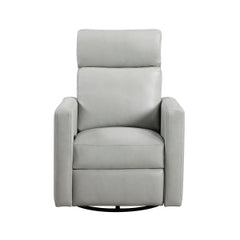 Olathe Smoke Swivel Glider Reclining Chair - Ornate Home