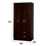 Olean Espresso Wardrobe - Ornate Home