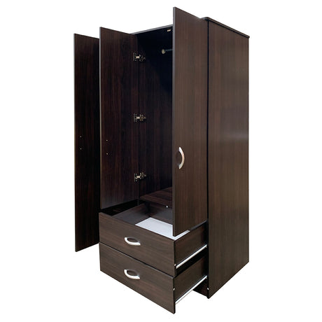 Olean Espresso Wardrobe - Ornate Home