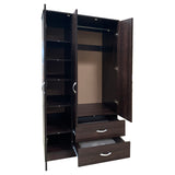Olean Espresso Wardrobe - Ornate Home