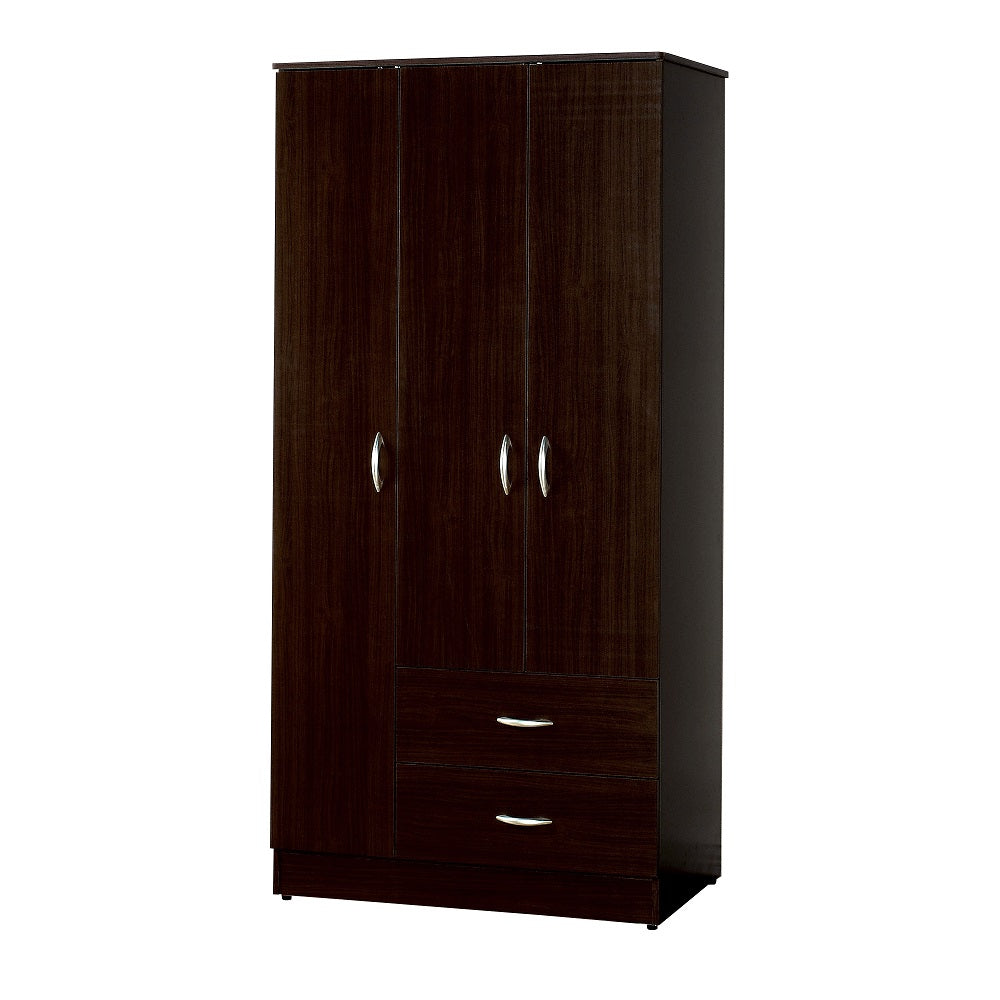 Olean Espresso Wardrobe - Ornate Home