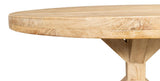 Oleski Natural Round Dining Table - Ornate Home