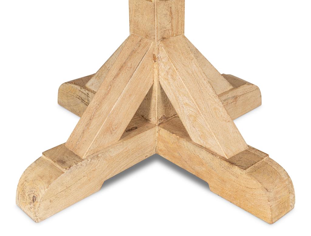 Oleski Natural Round Dining Table - Ornate Home