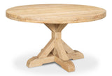 Oleski Natural Round Dining Table - Ornate Home