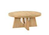 Olgod Oak Round Coffee Table - Ornate Home