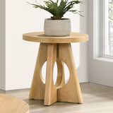Olgod Oak Round End Table