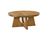 Olgod Walnut Round Coffee Table - Ornate Home