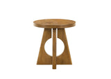 Olgod Walnut Round End Table