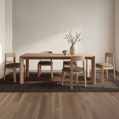 Oli Dark Green/Natural Dining Chair (Set of 2) - Ornate Home
