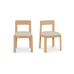 Oli Stripe/Natural Dining Chair (Set of 2) - Ornate Home