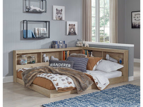 Oliah Full Bookcase Storage Bed (Online Special Price) - Ornate Home