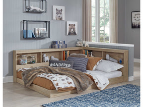 Oliah Full Bookcase Storage Bed - Ornate Home