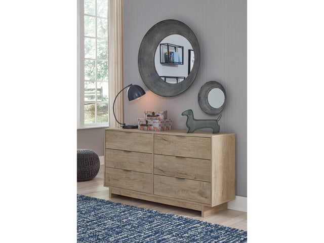 Oliah Natural Dresser - Ornate Home