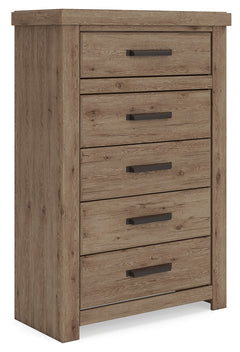 Oliandon Light Brown Chest of Drawers - Ornate Home