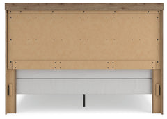 Oliandon Light Brown King Panel Bed - Ornate Home