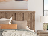 Oliandon Light Brown King Panel Bed - Ornate Home