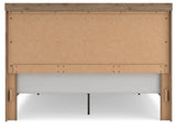 Oliandon Light Brown King Panel Storage Bed - Ornate Home