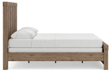 Oliandon Light Brown Queen Panel Bed, Dresser and Mirror (Online Special Price) - Ornate Home