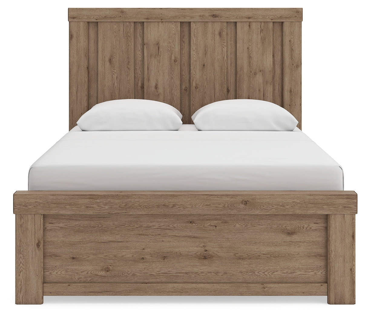 Oliandon Light Brown Queen Panel Bed (Online Special Price) - Ornate Home