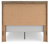 Oliandon Light Brown Queen Panel Storage Bed - Ornate Home
