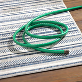 Olin White&Blue Striped Nordic Outdoor Rug - Ornate Home