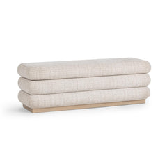 Olina Warm Flax Storage Bench