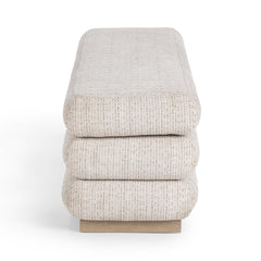 Olina Warm Flax Storage Bench