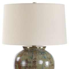Olisa Brown/Green Table Lamp - Ornate Home