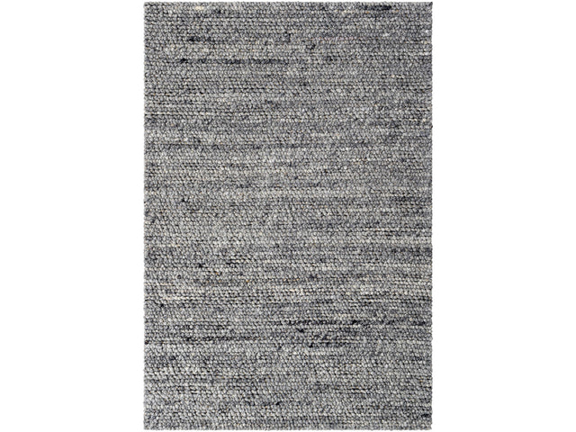 Olisa Charcoal Wool Area Rug - Ornate Home