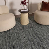 Olisa Charcoal Wool Area Rug - Ornate Home