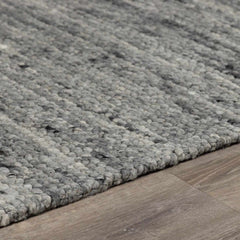 Olisa Charcoal Wool Area Rug - Ornate Home