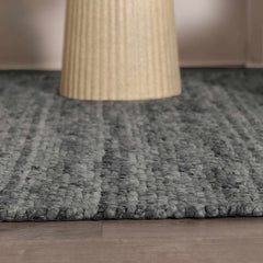 Olisa Charcoal Wool Area Rug - Ornate Home