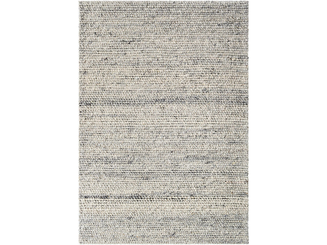 Olisa Cream & Gray Wool Area Rug - Ornate Home