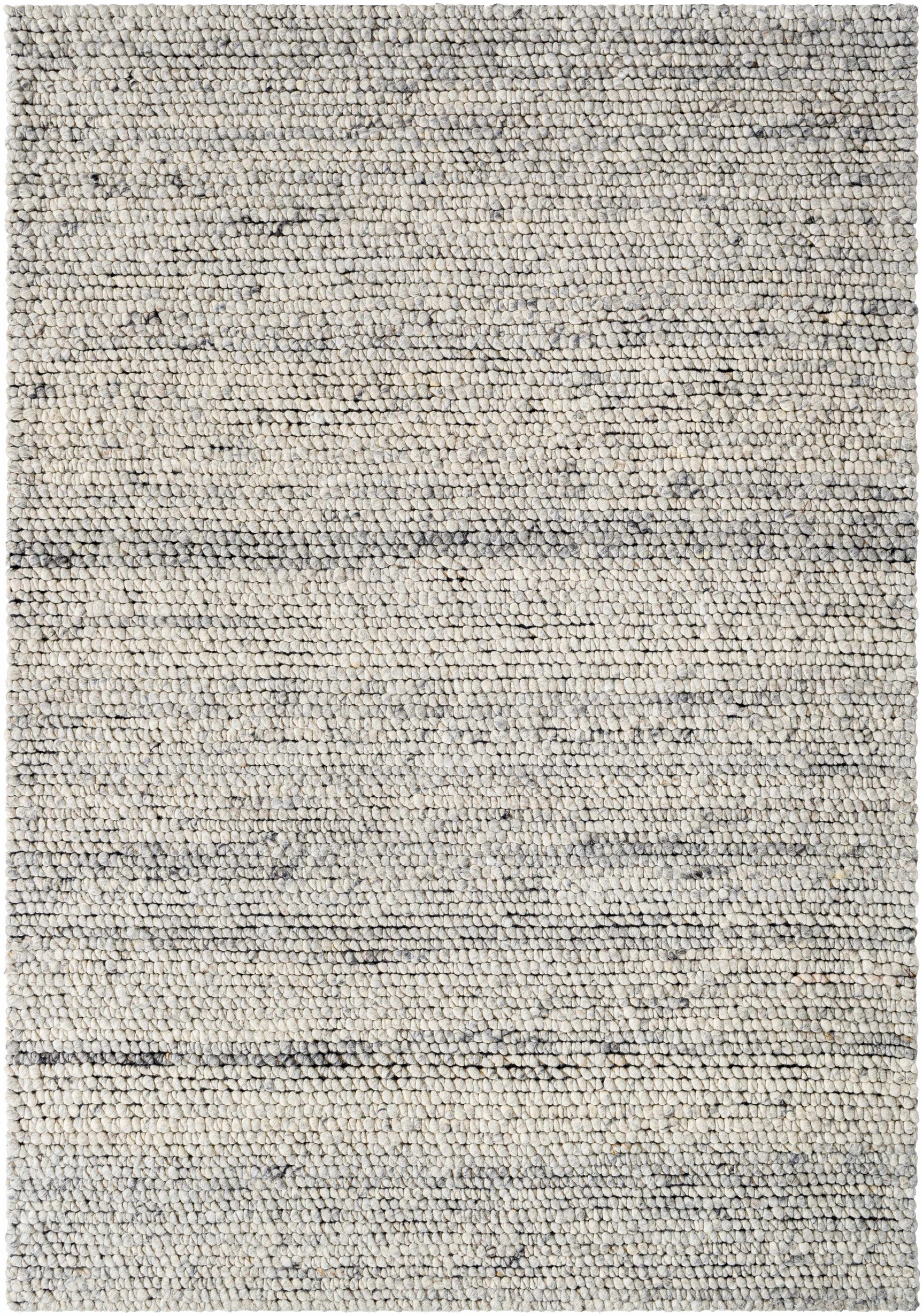 Olisa Cream & Gray Wool Area Rug - Ornate Home