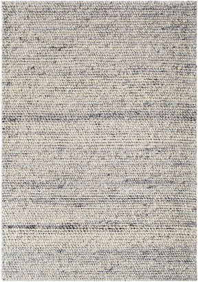 Olisa Cream & Gray Wool Area Rug - Ornate Home