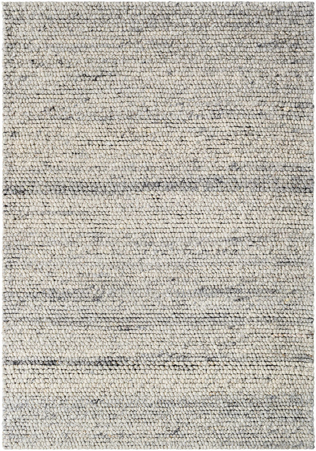 Olisa Cream & Gray Wool Area Rug - Ornate Home