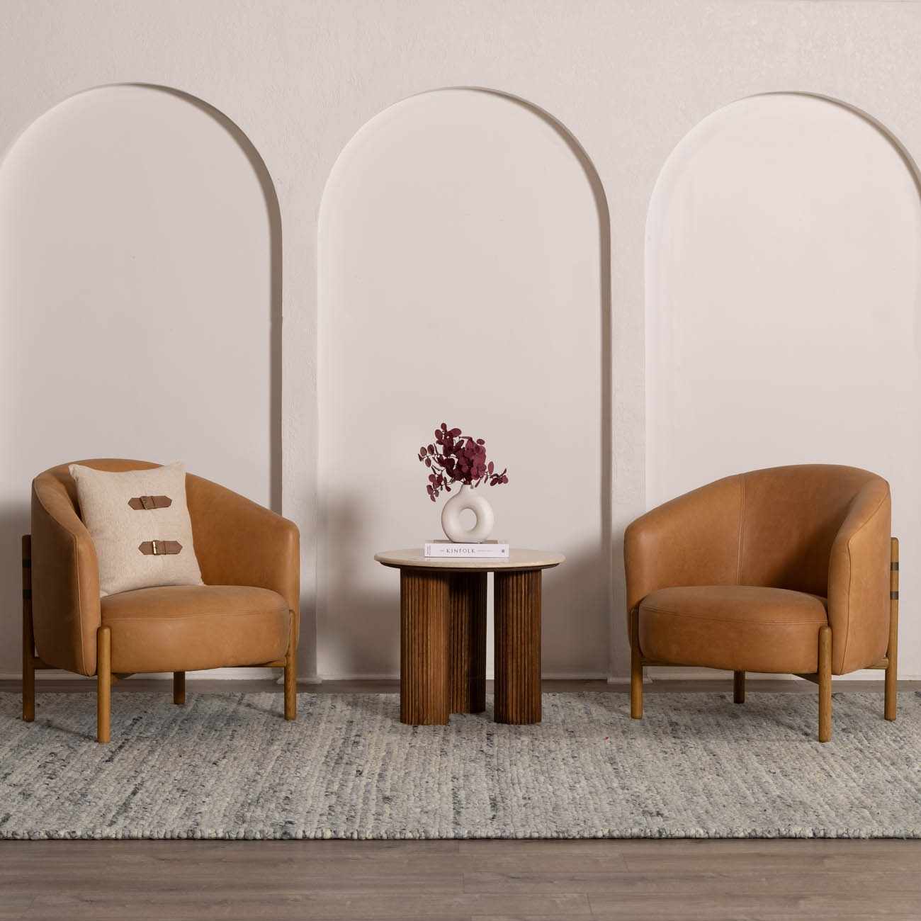 Olisa Gray Wool Area Rug - Ornate Home