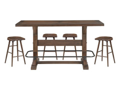 Oliver Brown 5-Piece Dining Table Set - Ornate Home