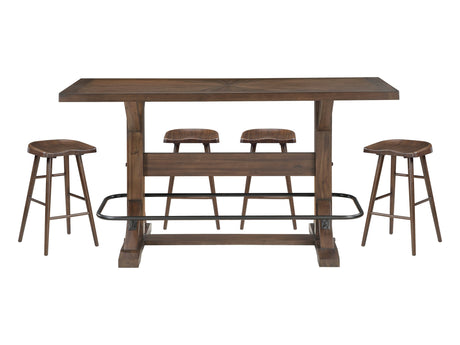 Oliver Brown 5-Piece Dining Table Set - Ornate Home