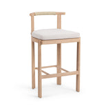 Oliver Brown Outdoor Armless Barstool - Ornate Home